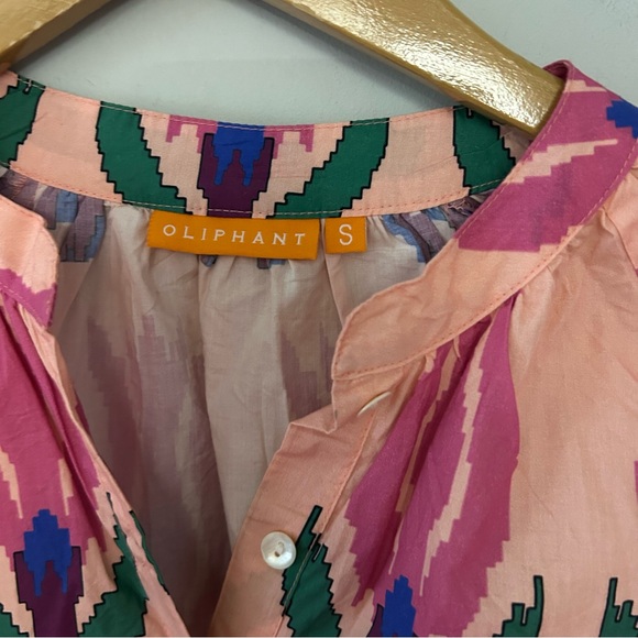 OLIPHANT Pocket Mini Dress In Sumba Pink Flower - Picture 4 of 5